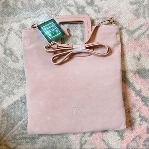 BRAND NEW TMRw Studio Milano Suede Clutch Bag